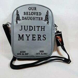 Halloween Judith Myers Tombstone Backpack Purse New